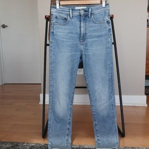 Denim Forum Lola Skinny Crop High Rise Jeans